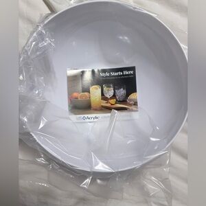 NWT - White Serving Bowls (3)